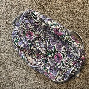 Vera Bradley Purple and Pink Floral Travel Bag